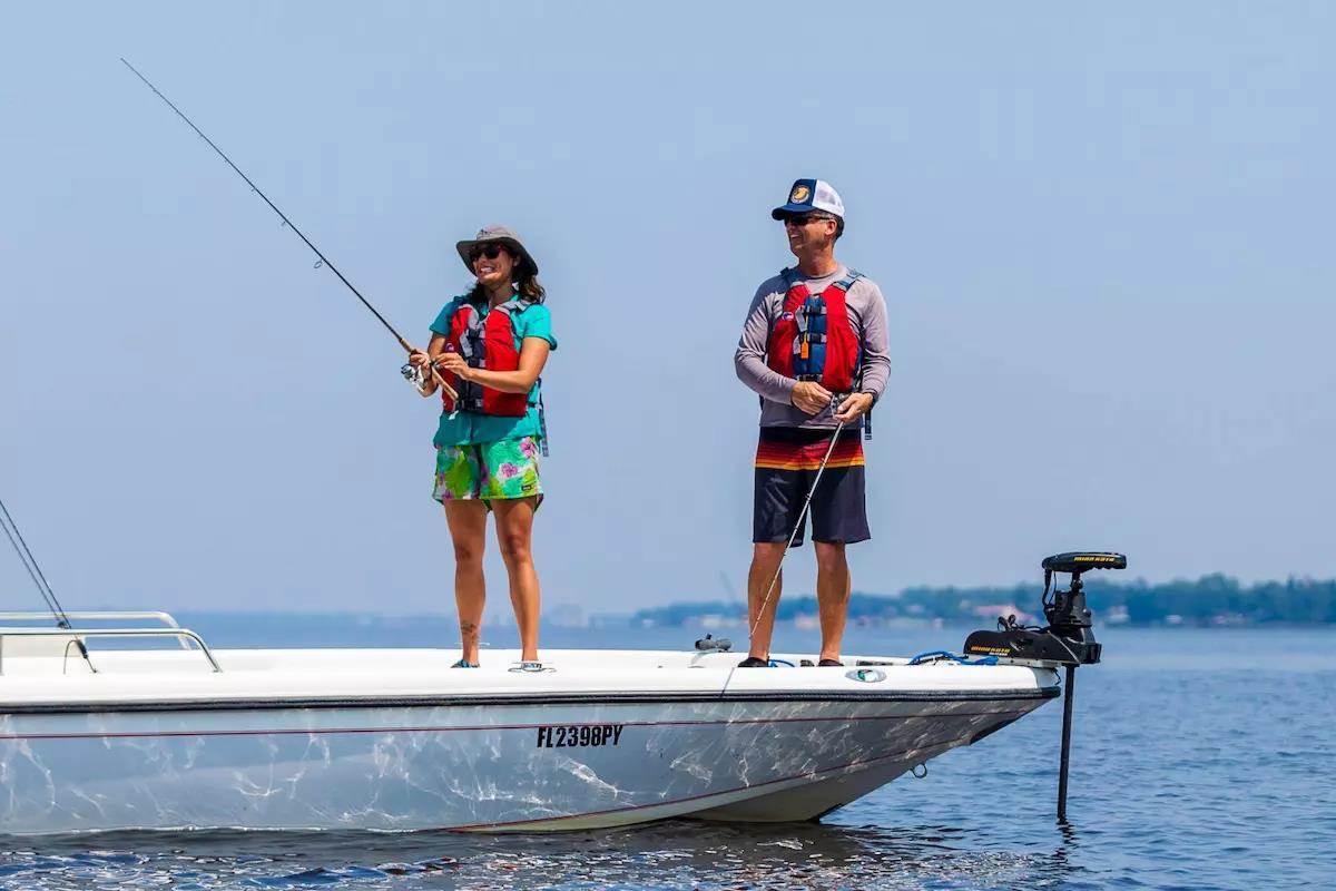 Wear a PFD, boating safety experts advise. Also take a boating safety course. (Photo courtesy of the National Safe Boating Council)