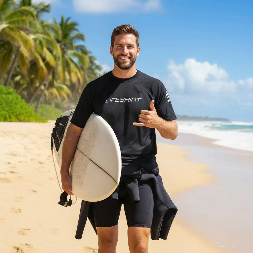Lifeshirt is a surfers best friend!